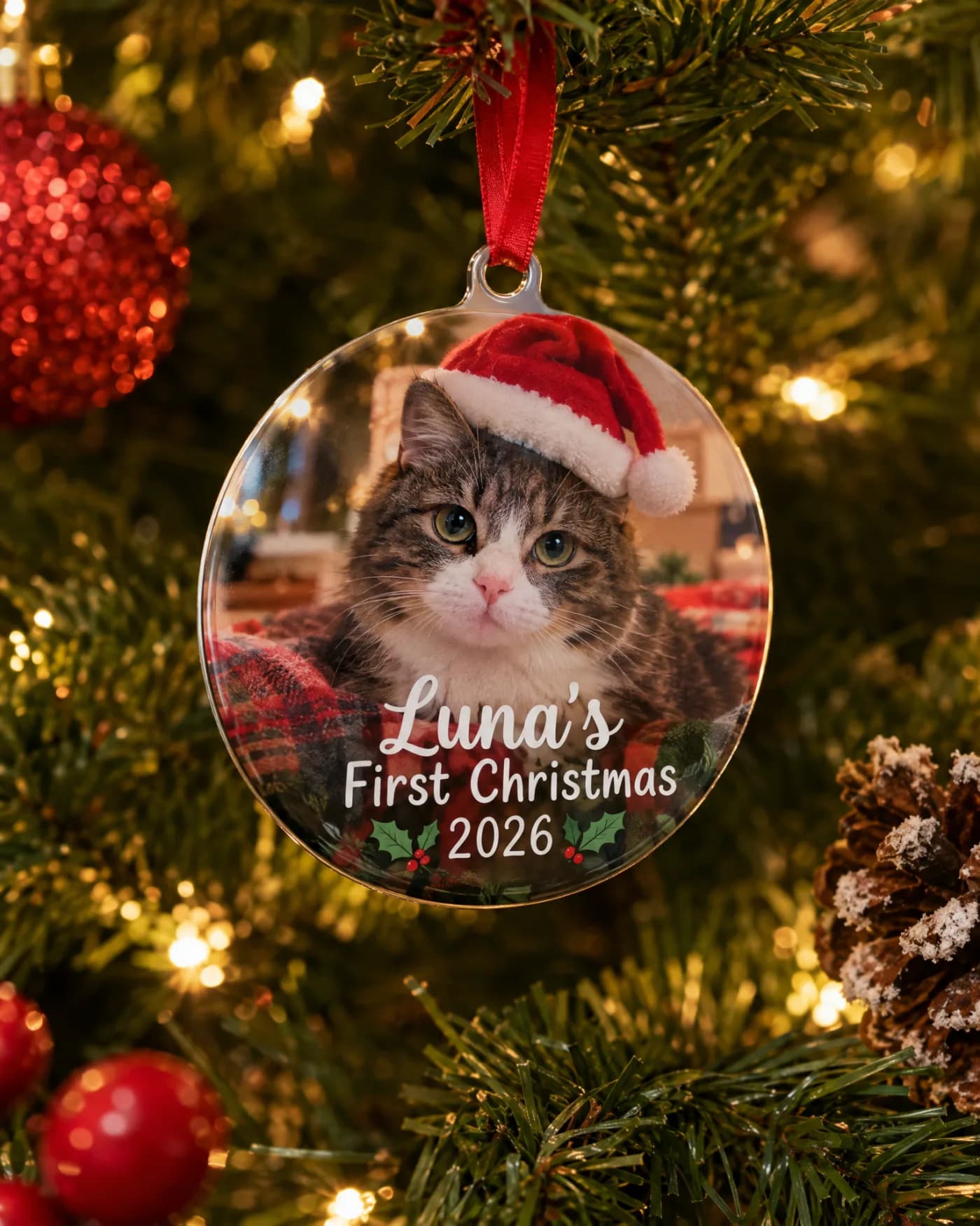 Round Photo Ornament — A keepsake for every season.