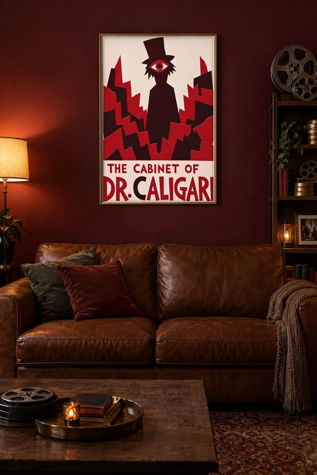 The Cabinet of Dr. Caligari Metal Poster, metal wall art poster