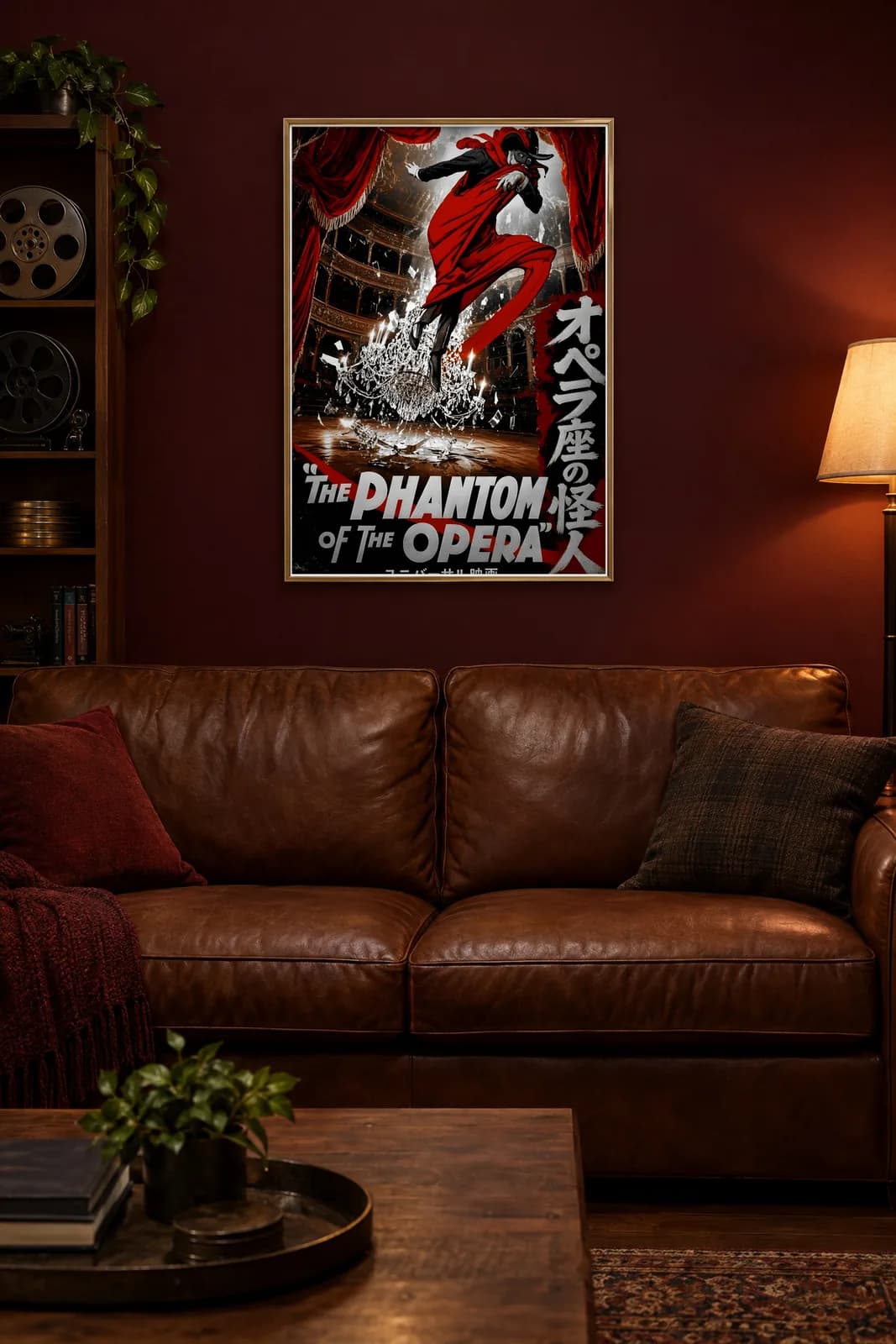 The Phantom of the Opera Metal Poster, metal wall art poster
