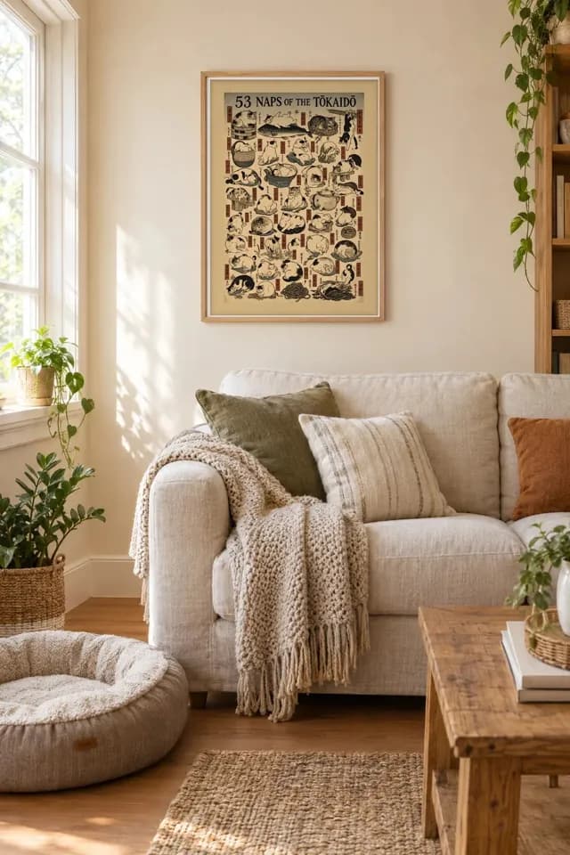 53 Naps of The Tokaido printable wall art preview