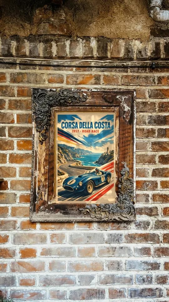 Corsa Della Costa printable wall art preview