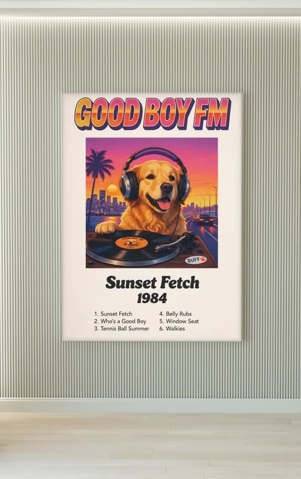 Good Boy Fm printable wall art preview