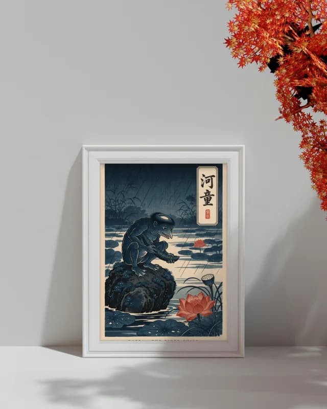 Kappa printable wall art preview