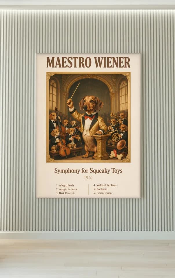 Maestro Wiener printable wall art preview