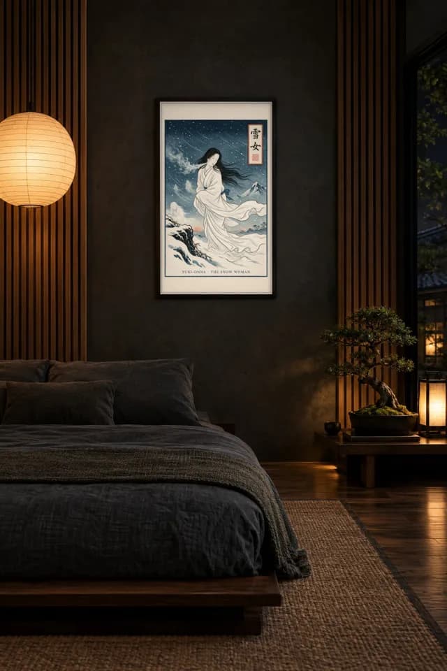 Yuki Onna printable wall art preview